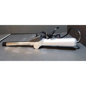 Franzus Travel Folding 3/4" Curling Iron Foldable Silver PS290CI Tested Working